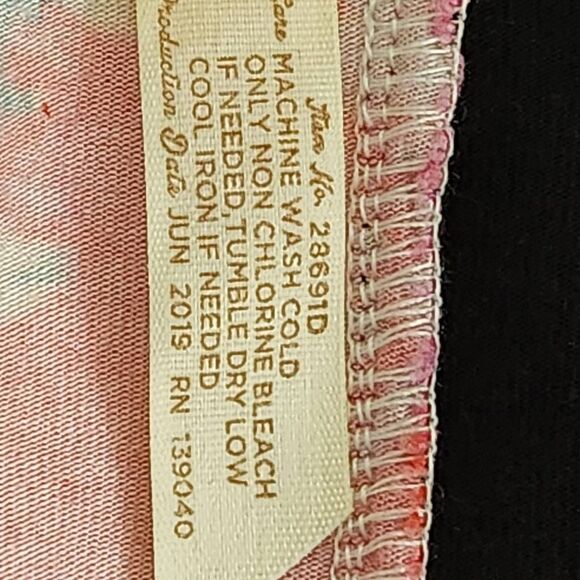 Matilda Jane Black Long Sleeve Shift Dress with Red Floral Panel Size Small - Picture 8 of 8